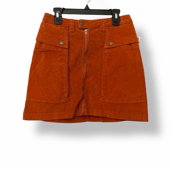 Free People Corduroy Mini Skirt Soil - Picture 2 of 6